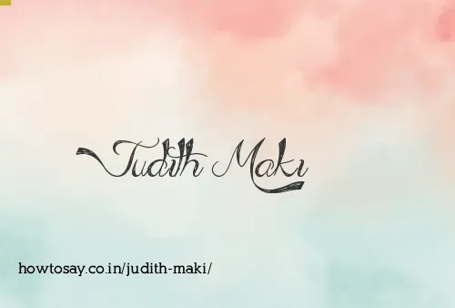 Judith Maki