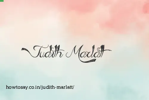 Judith Marlatt