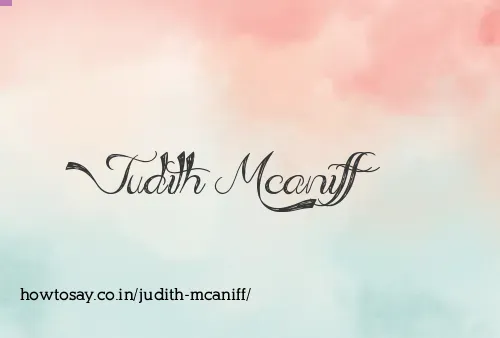 Judith Mcaniff