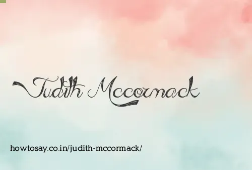 Judith Mccormack