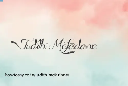 Judith Mcfarlane