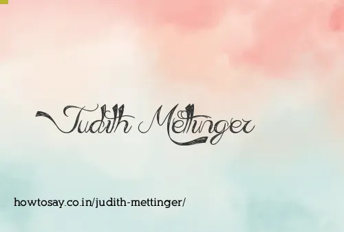 Judith Mettinger