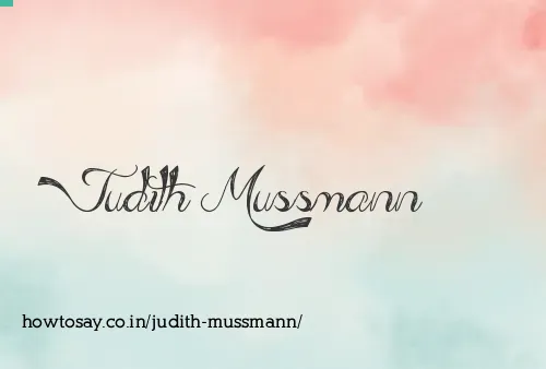 Judith Mussmann