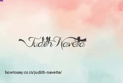 Judith Navetta