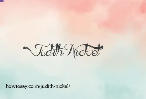 Judith Nickel