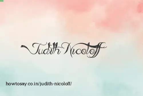 Judith Nicoloff