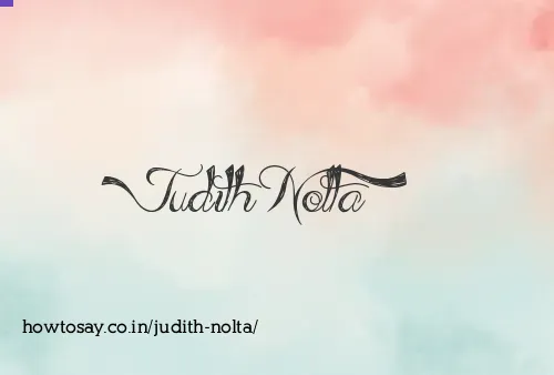 Judith Nolta