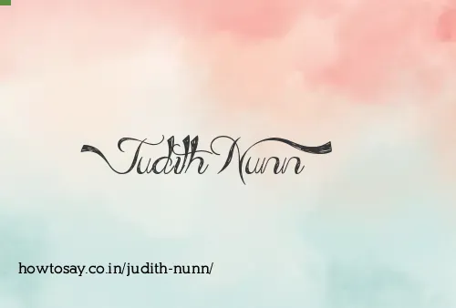 Judith Nunn
