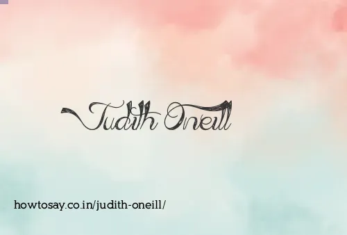 Judith Oneill