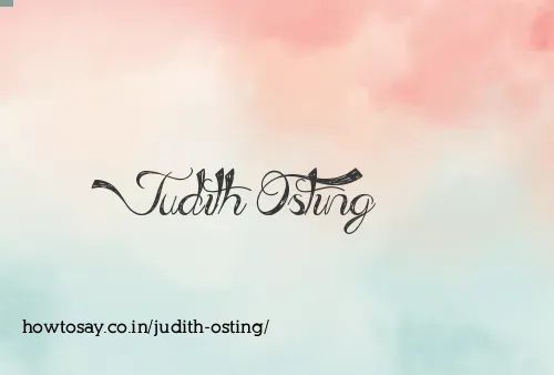 Judith Osting
