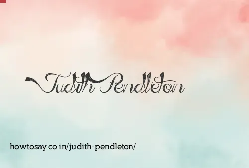 Judith Pendleton