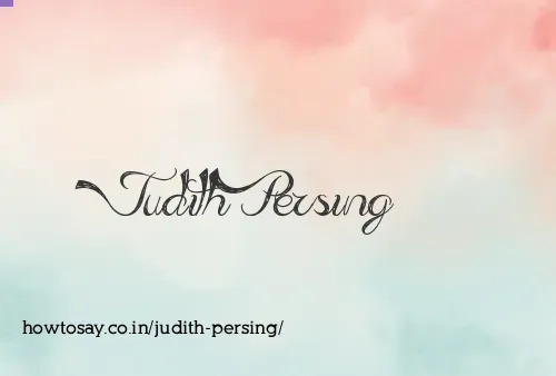 Judith Persing