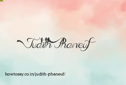 Judith Phaneuf