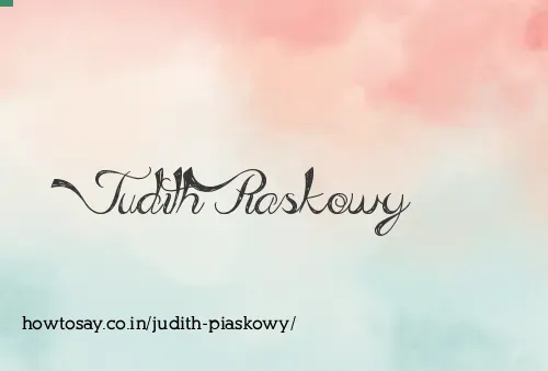 Judith Piaskowy