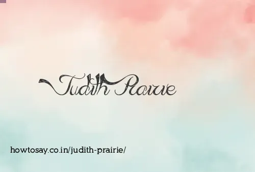 Judith Prairie