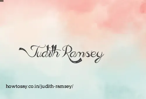 Judith Ramsey