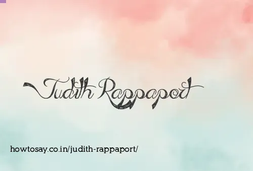 Judith Rappaport