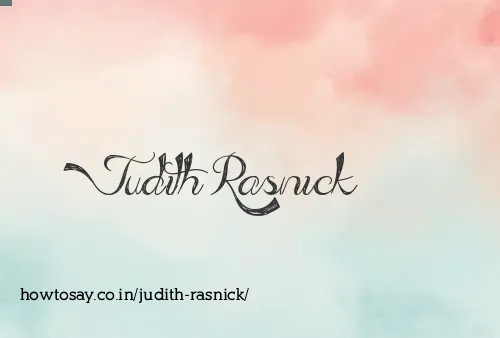 Judith Rasnick