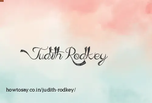 Judith Rodkey