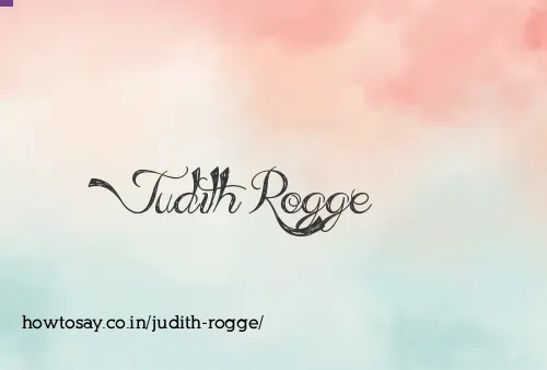 Judith Rogge