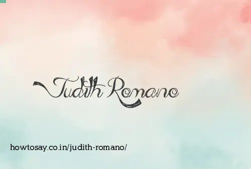 Judith Romano