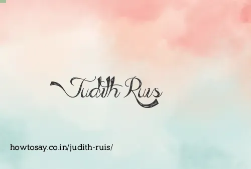 Judith Ruis