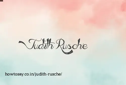 Judith Rusche