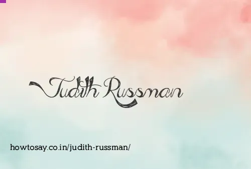 Judith Russman