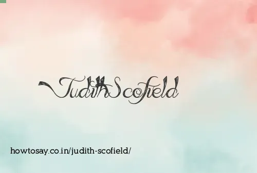 Judith Scofield