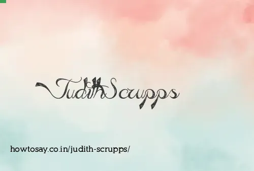 Judith Scrupps