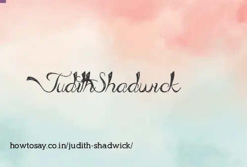 Judith Shadwick