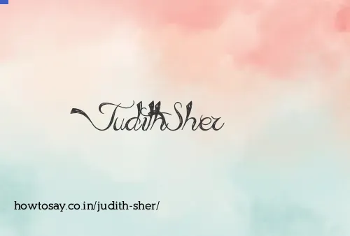 Judith Sher