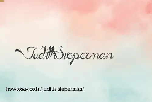 Judith Sieperman