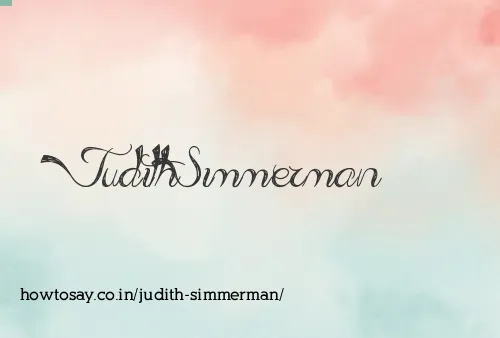 Judith Simmerman