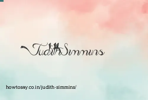 Judith Simmins
