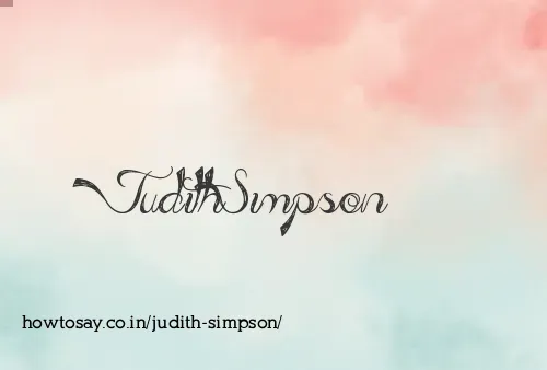 Judith Simpson