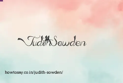 Judith Sowden