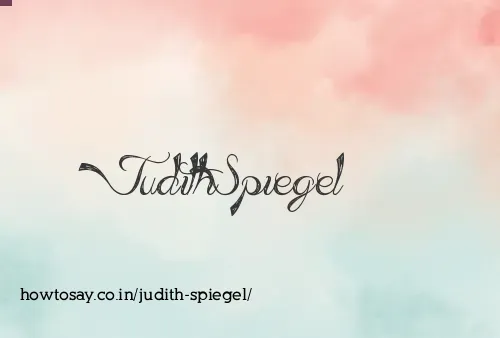 Judith Spiegel