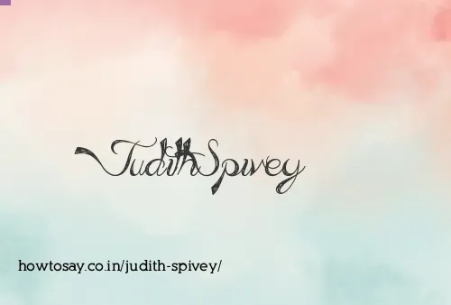 Judith Spivey