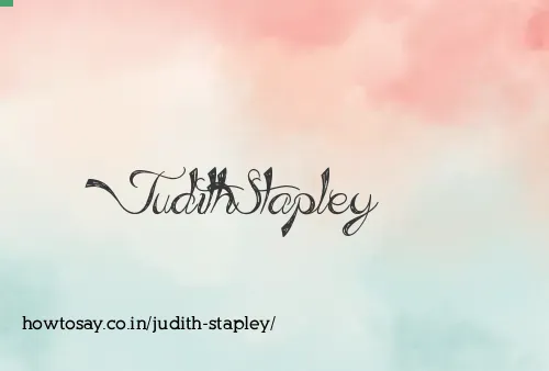 Judith Stapley