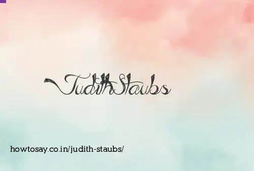Judith Staubs