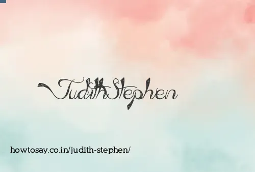 Judith Stephen