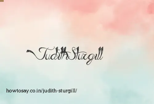 Judith Sturgill