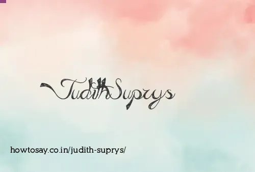 Judith Suprys