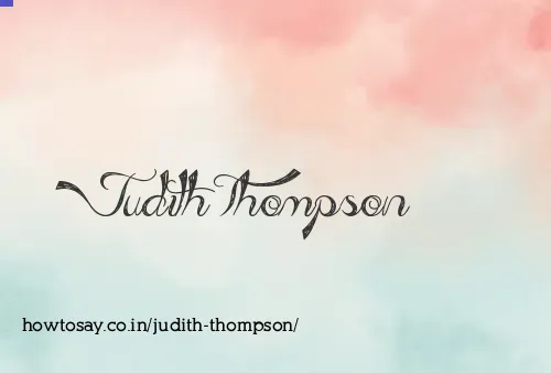 Judith Thompson