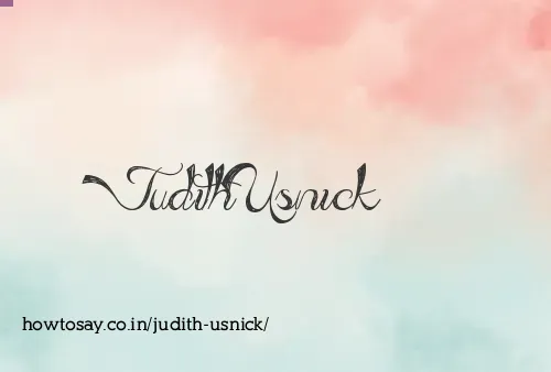 Judith Usnick