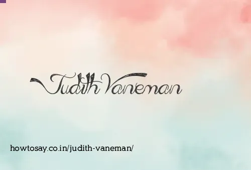 Judith Vaneman