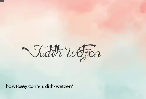 Judith Wetzen