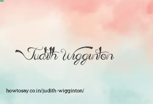 Judith Wigginton