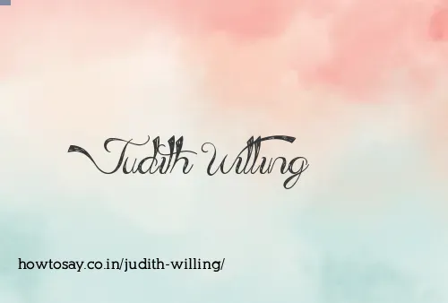 Judith Willing